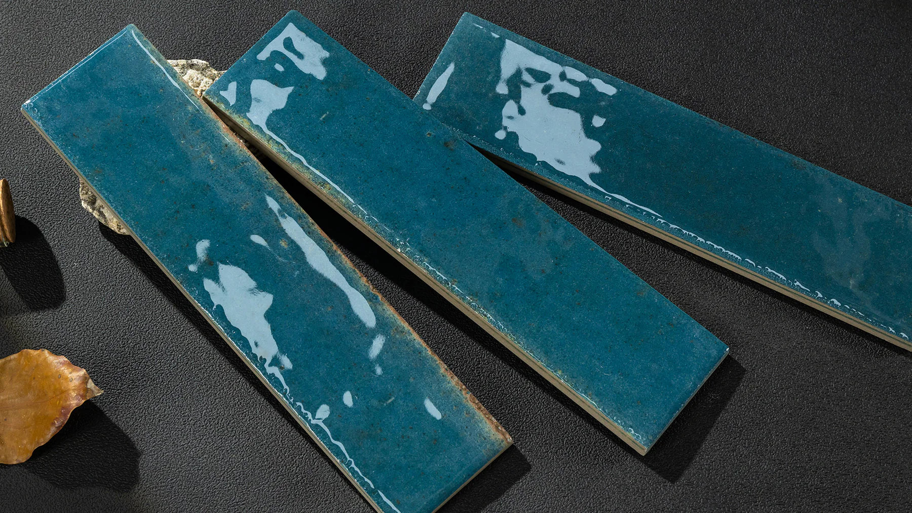 Otway Dark Blue Porcelain Tile 60×240mm