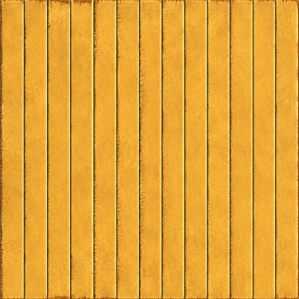 Pattern of vertical yellow stripes on a textured background