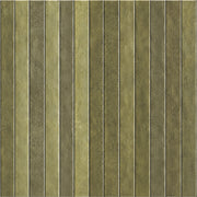 Patterned tile with vertical stripes in a greenish-brown color