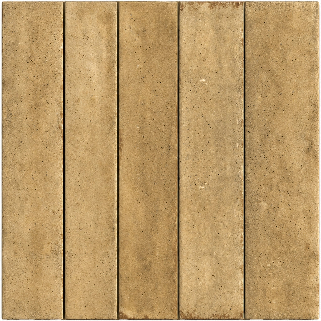 Beige stone tiles with a horizontal pattern