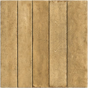 Beige stone tiles with a horizontal pattern