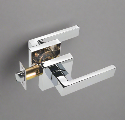 Heavy-Duty Passage Door Handle silver color