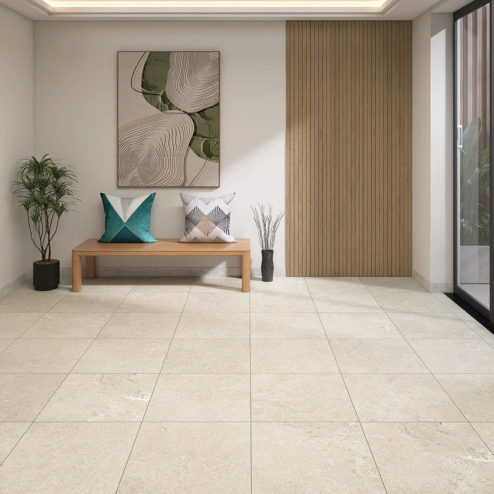 Perlato Porcelain Tile 600x600mm