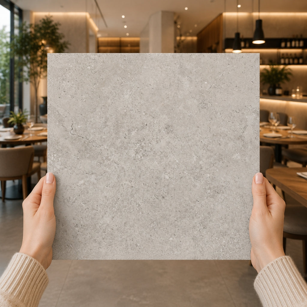 Perlato Porcelain Tile 600x600mm