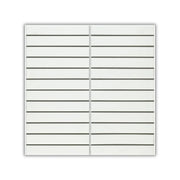 Porcelain Flat Mosiac White  Tile 15X145 mm