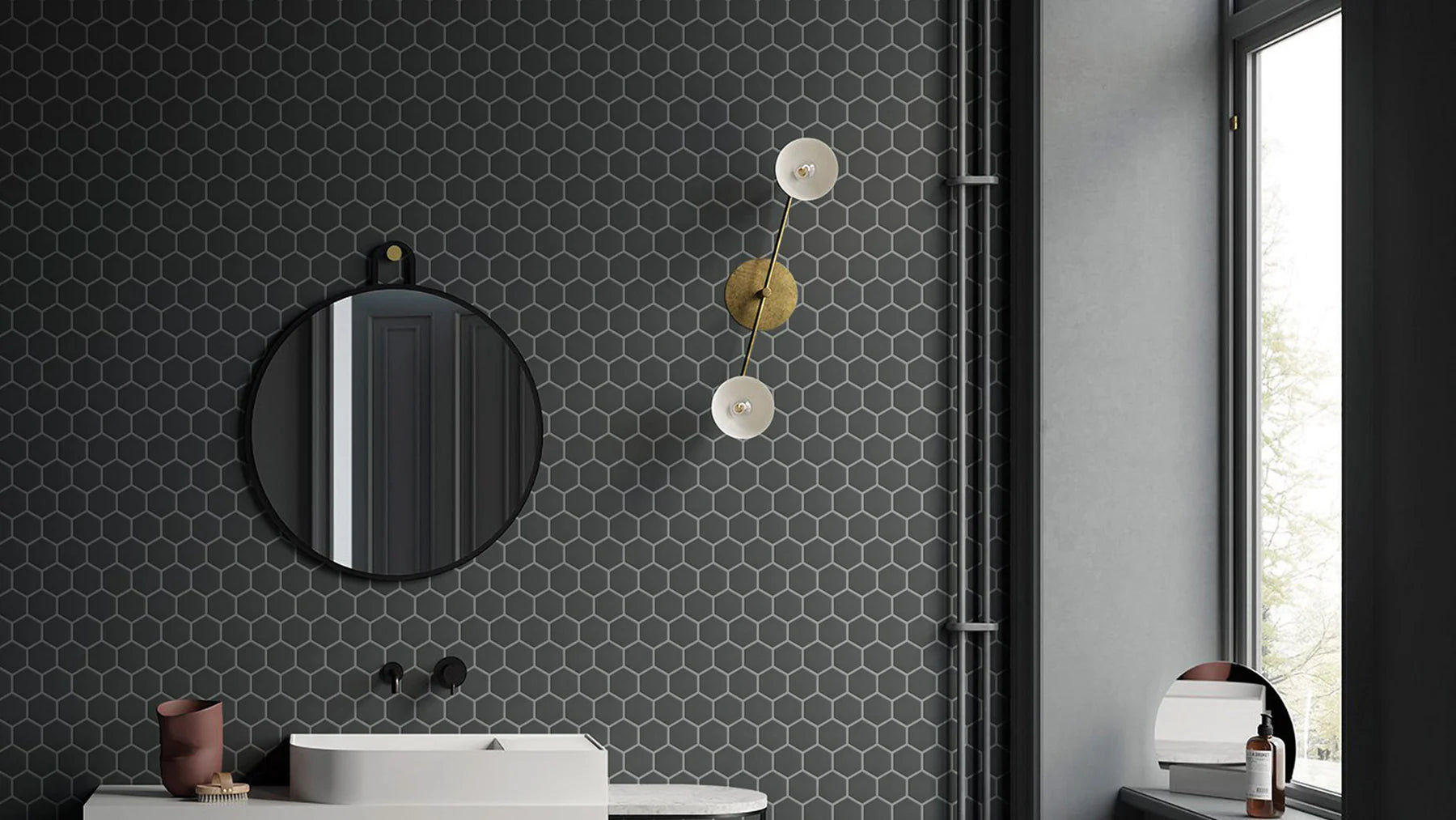 Porcelain Hexagon Mosaic Tile
