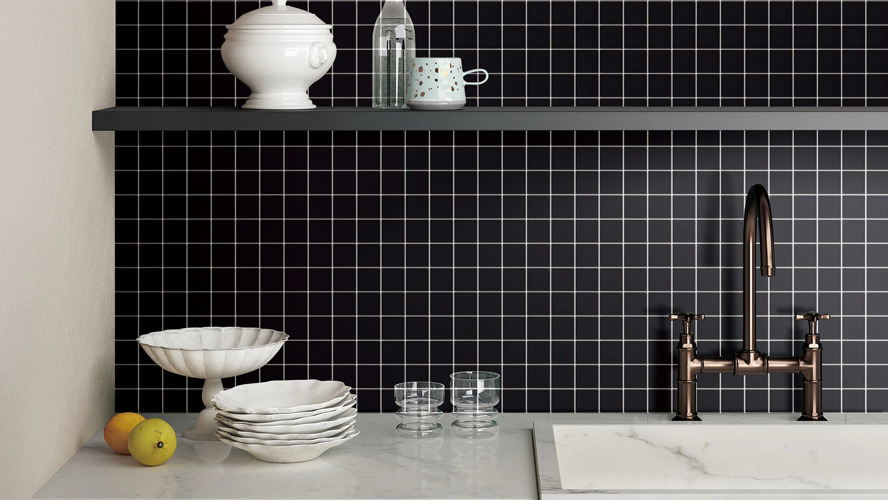 Porcelain Square Mosaic Tile