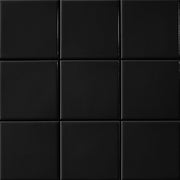 Black Porcelain Square Mosaic Tile