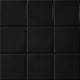 Black Porcelain Square Mosaic Tile