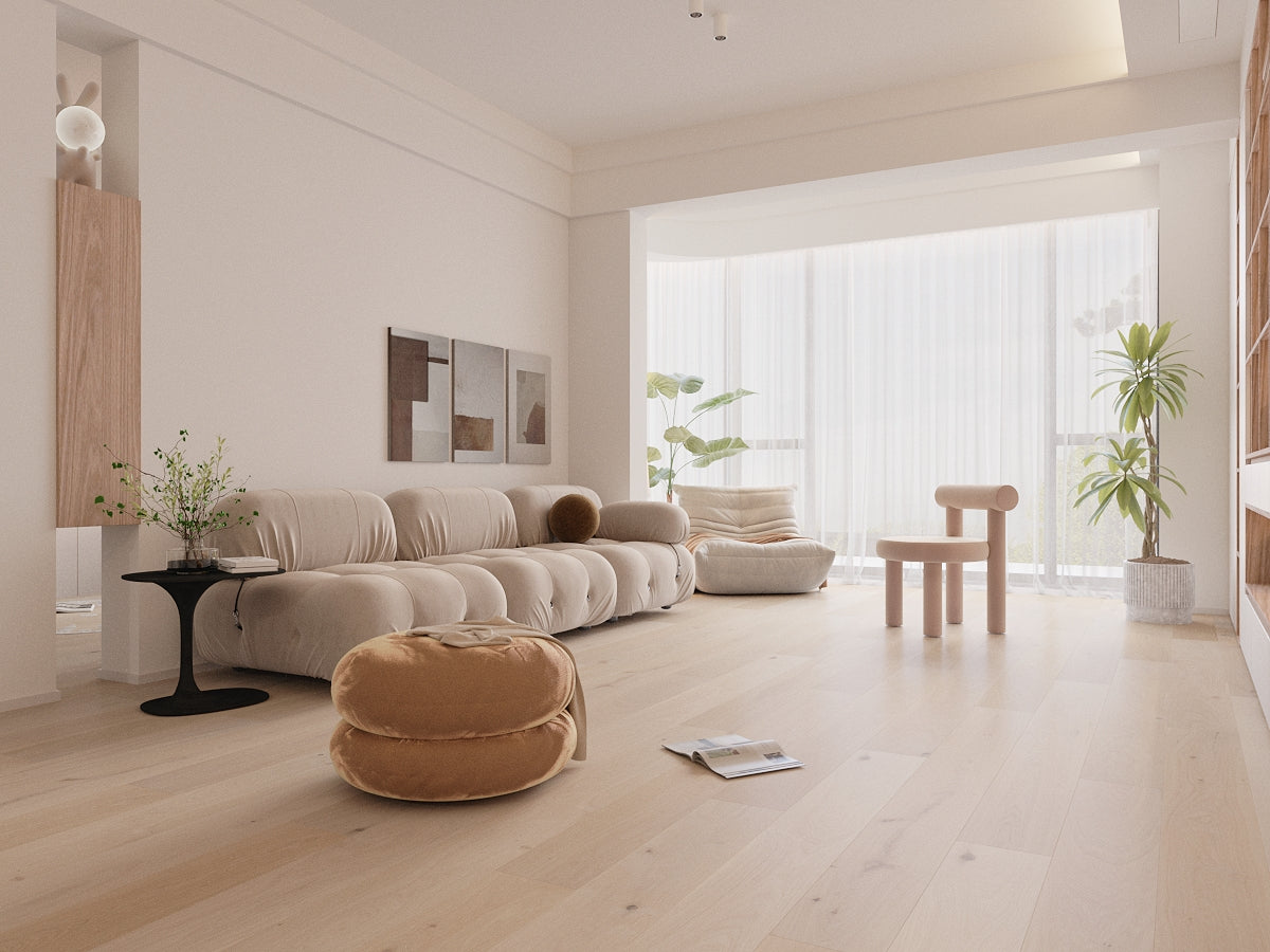 Quercus Welsh Cream Premium Engineered European Oak Flooring 15mm