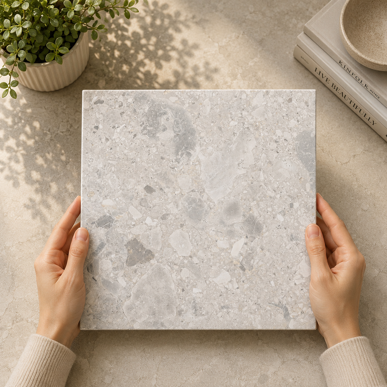 Terrazzo Ceppo Matt SmoothGrip Rectified Porcelain Tile