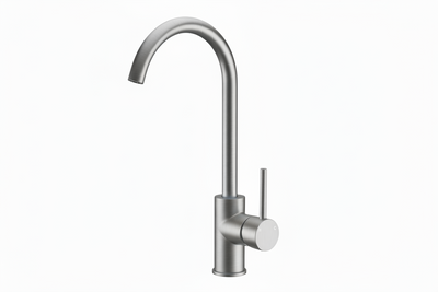 Sink Mixer Tap | 360° Swivel Gooseneck Laundry Kitchen | WELS | Brushed Nickel