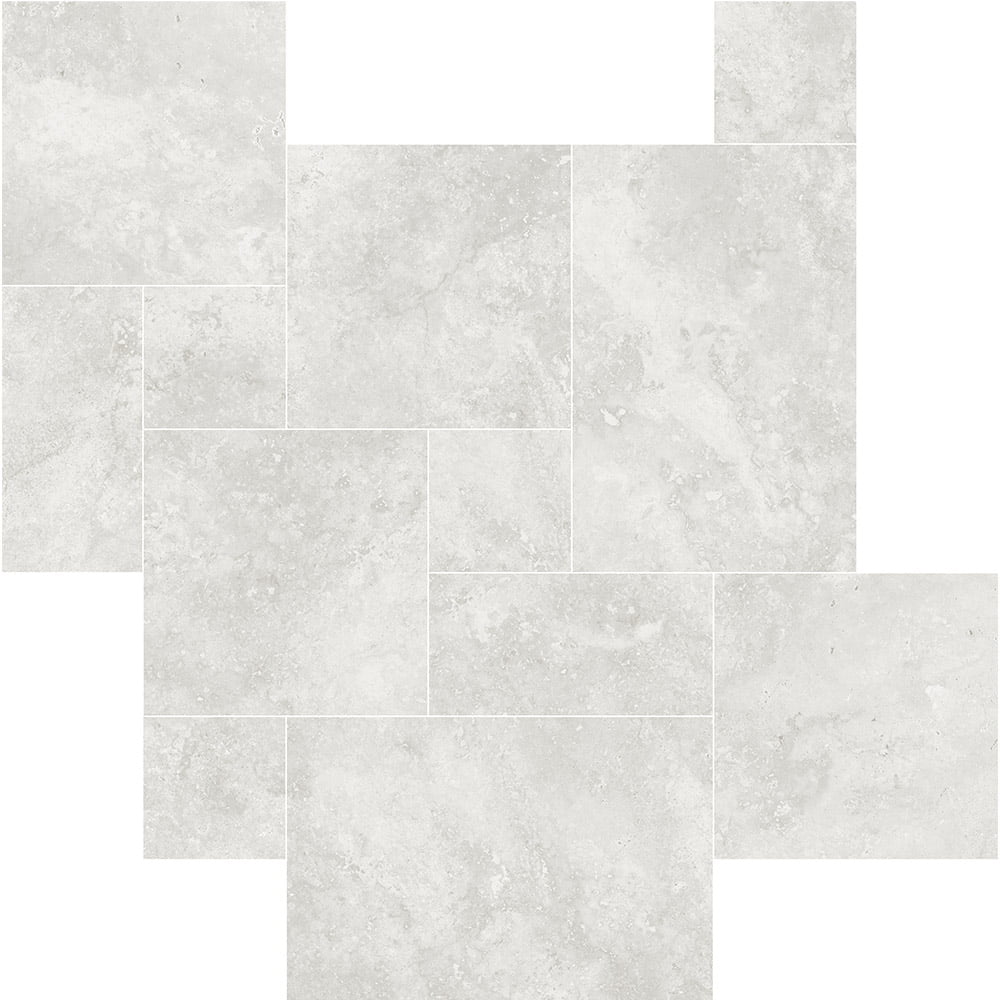 Timeless White French Pattern Porcelain Tile