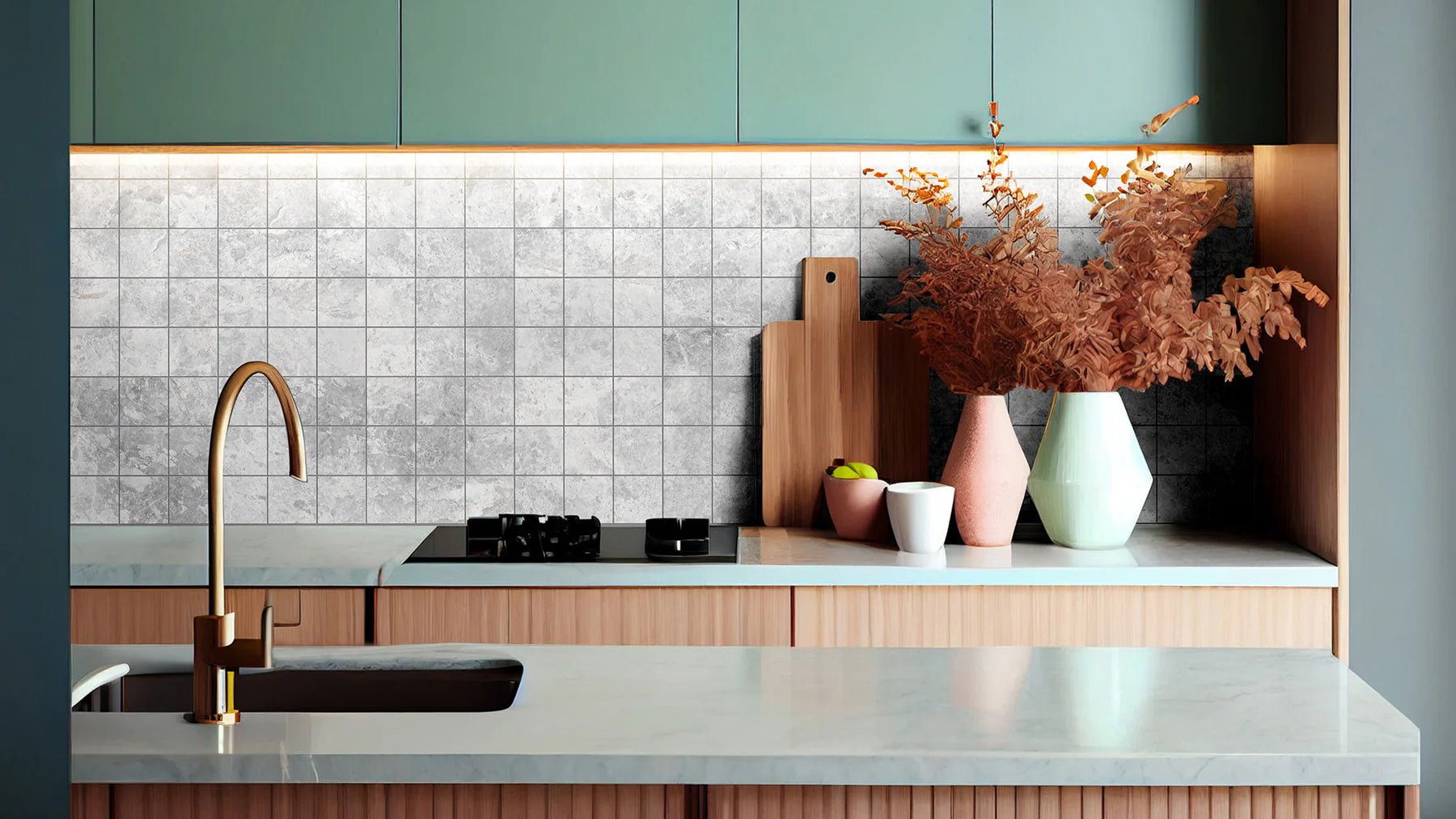 Tundra White Square Porcelain Tile