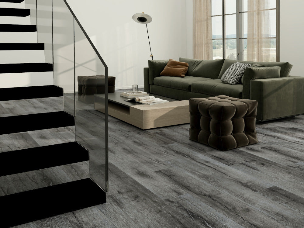 MTF Silver Grey Oak water-resistant laminate flooring render image