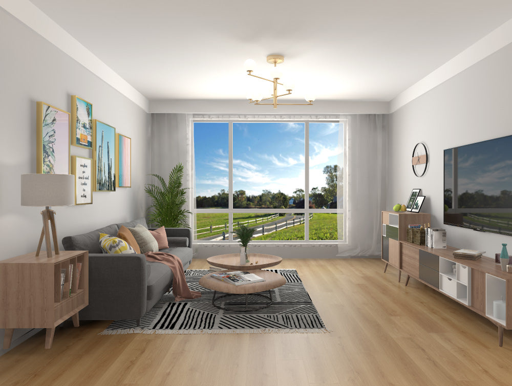 MTF Desert Natural Oak water-resistant laminate flooring render image