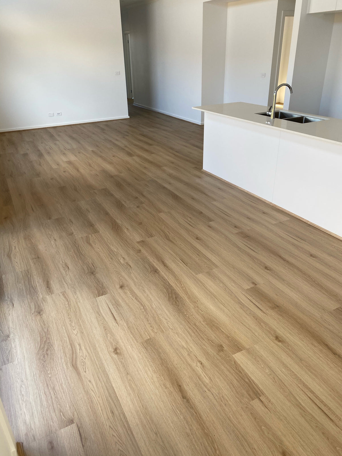 Classic Oak Hybrid Flooring 9.5mm installed in a contemporary interior