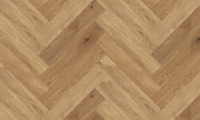 Blonde Oak Herringbone Hybrid Flooring 9mm product image