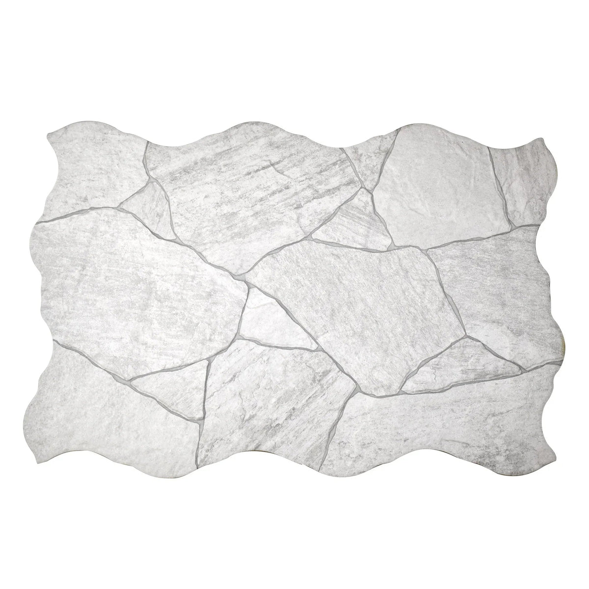 Deva Blanco structured porcelain tile