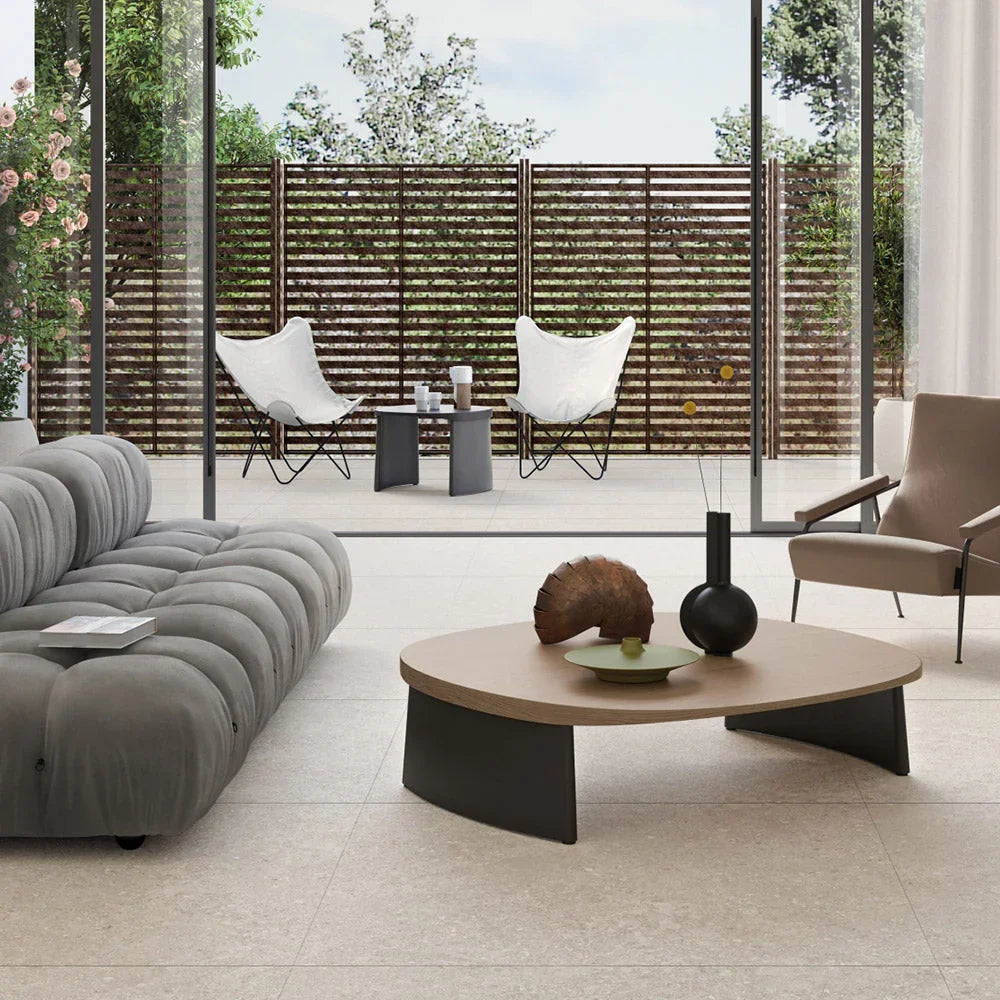 Elbrus limestone look porcelain tile lifestyle application