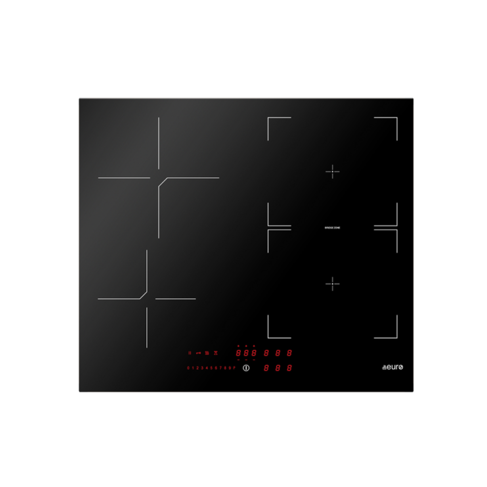 Euro E60IDB 60cm four-zone induction cooktop