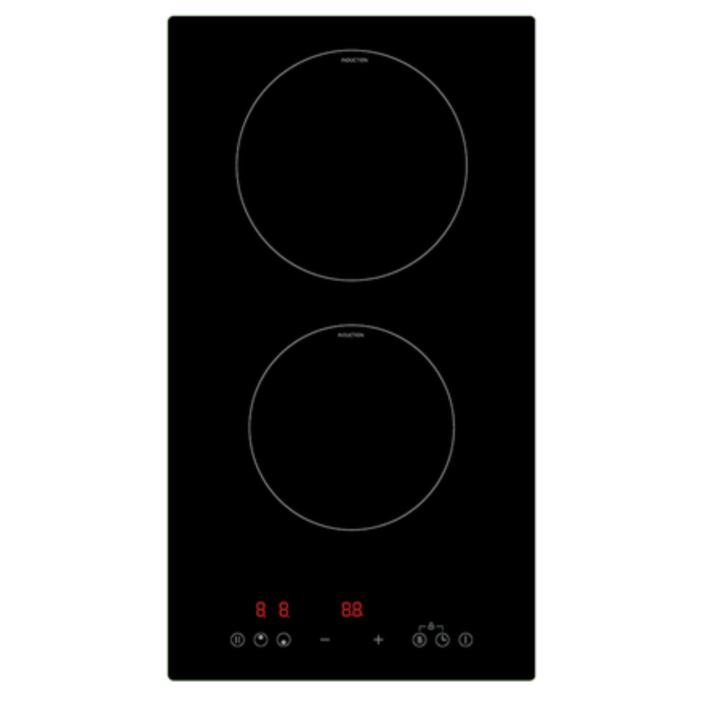 Euro ECI30FZ3 30cm two-zone induction cooktop