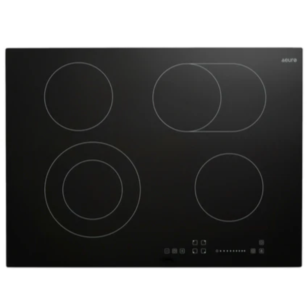 Euro ECT70C63 70cm four-zone ceramic cooktop