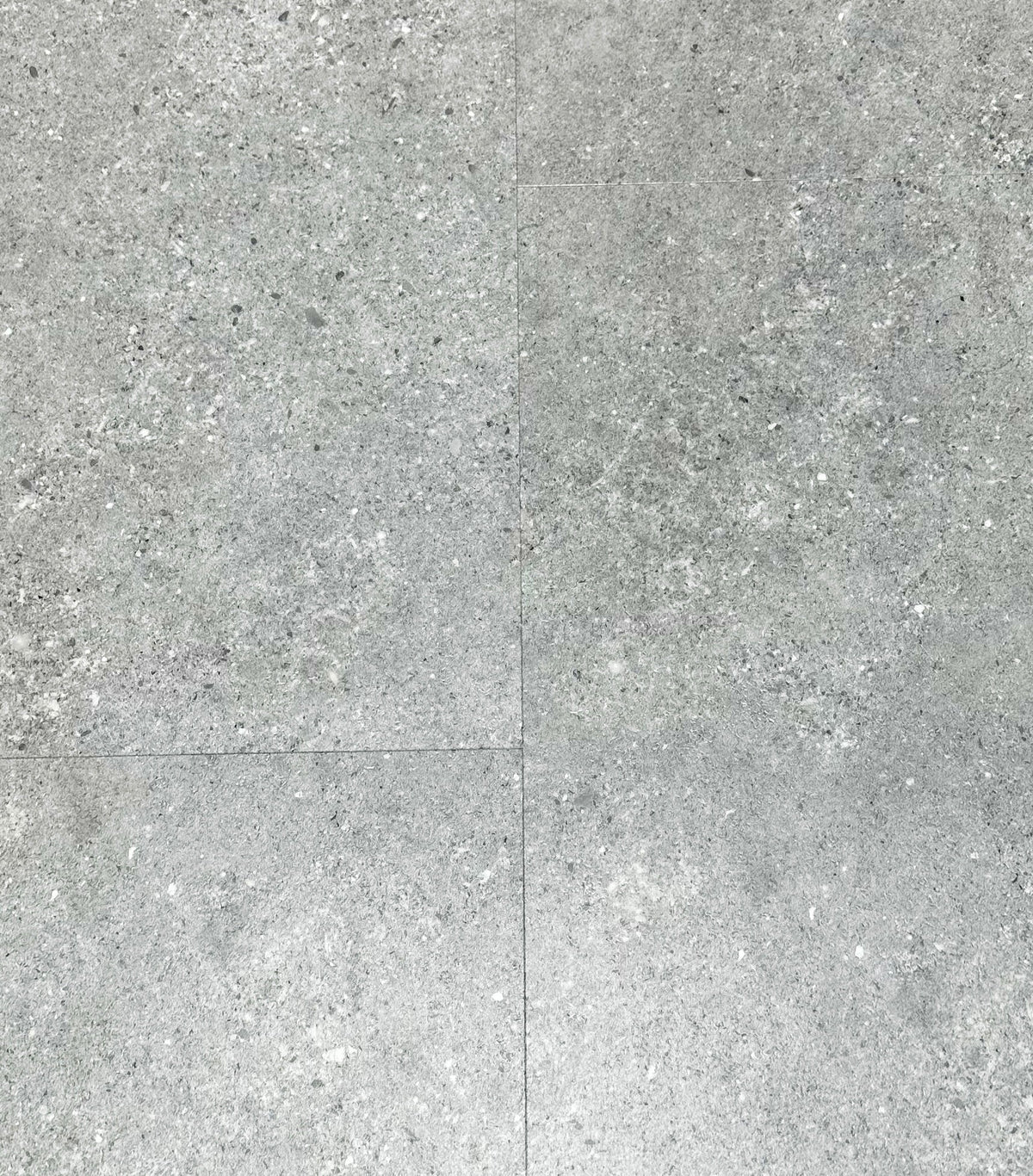 Terrazzo Grey hybrid tile flooring