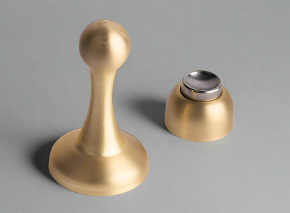 magnetic door stopper ball type gold