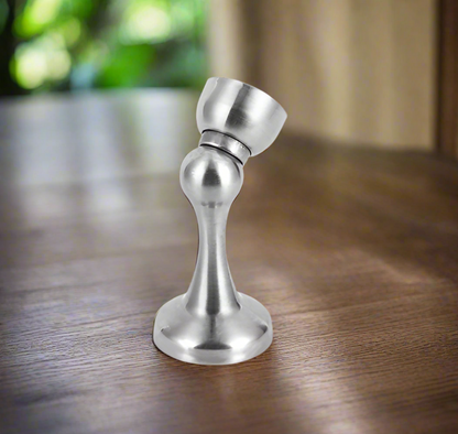 magnetic door stopper ball type silver
