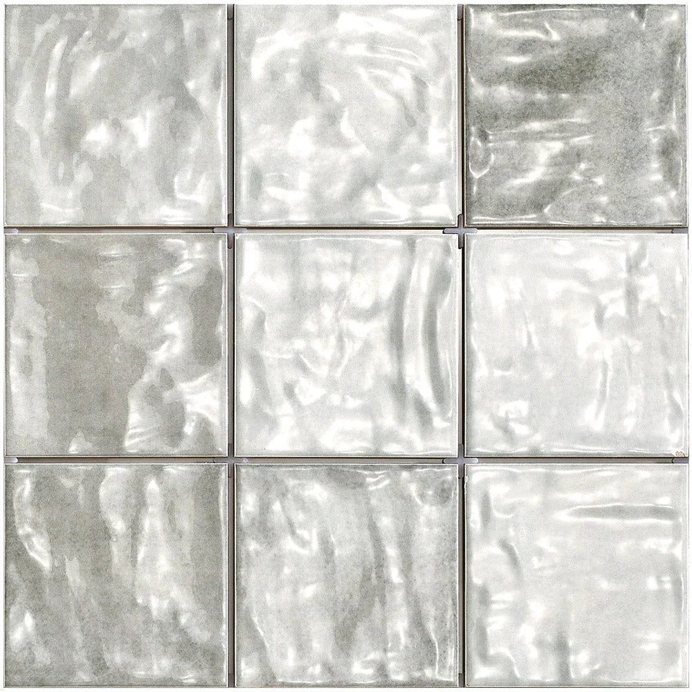 Mallorca Ash Grey 120x120 gloss ceramic wall tile