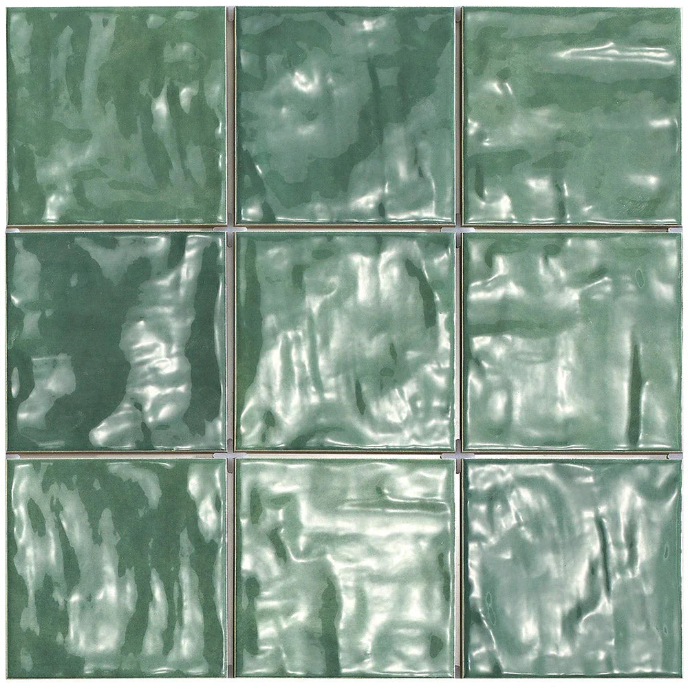 Mallorca Green 120x120 gloss ceramic wall tile