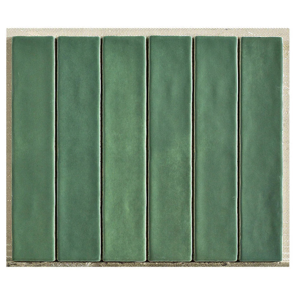 Mallorca Green 50x250 matt ceramic wall tile