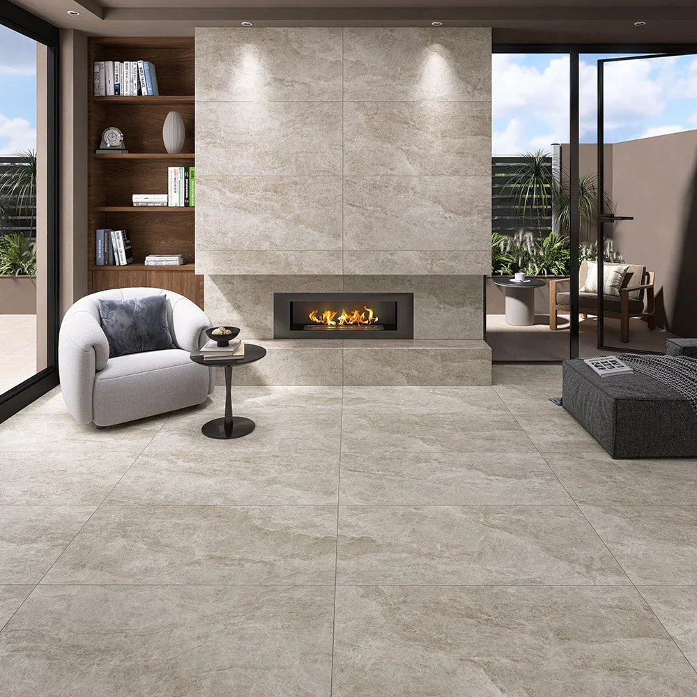 Taj Mahal tile lifestyle installation
