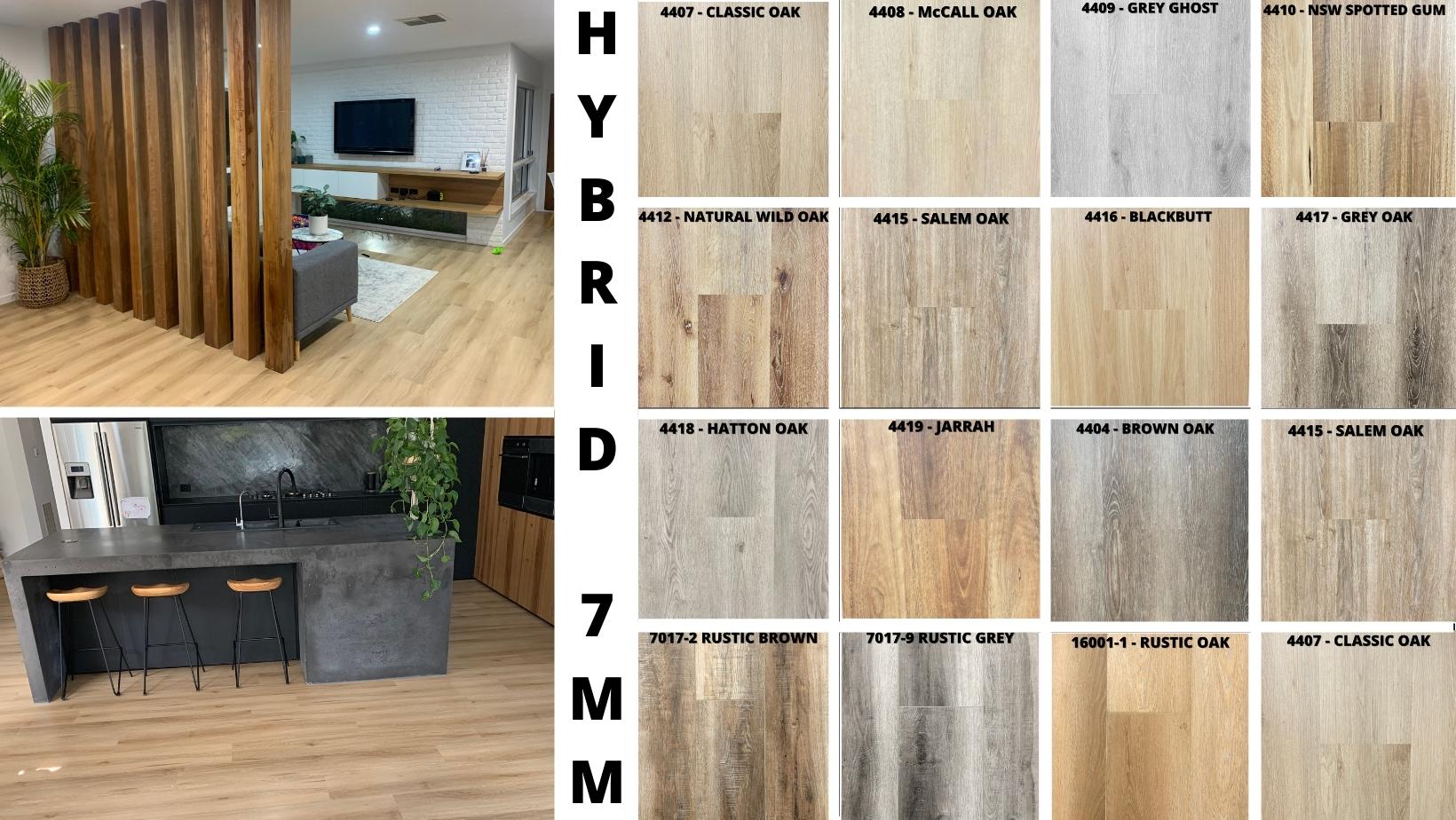 Hybrid Flooring Sample Pack 7mm
