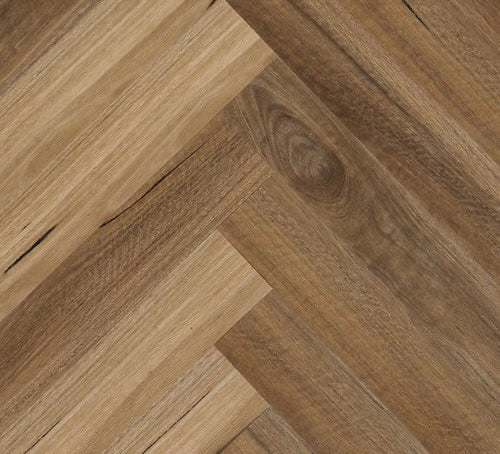 Spotted Gum Hybrid Herringbone Flooring 7mm