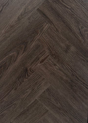 Dark Oak Hybrid Herringbone Flooring 7mm