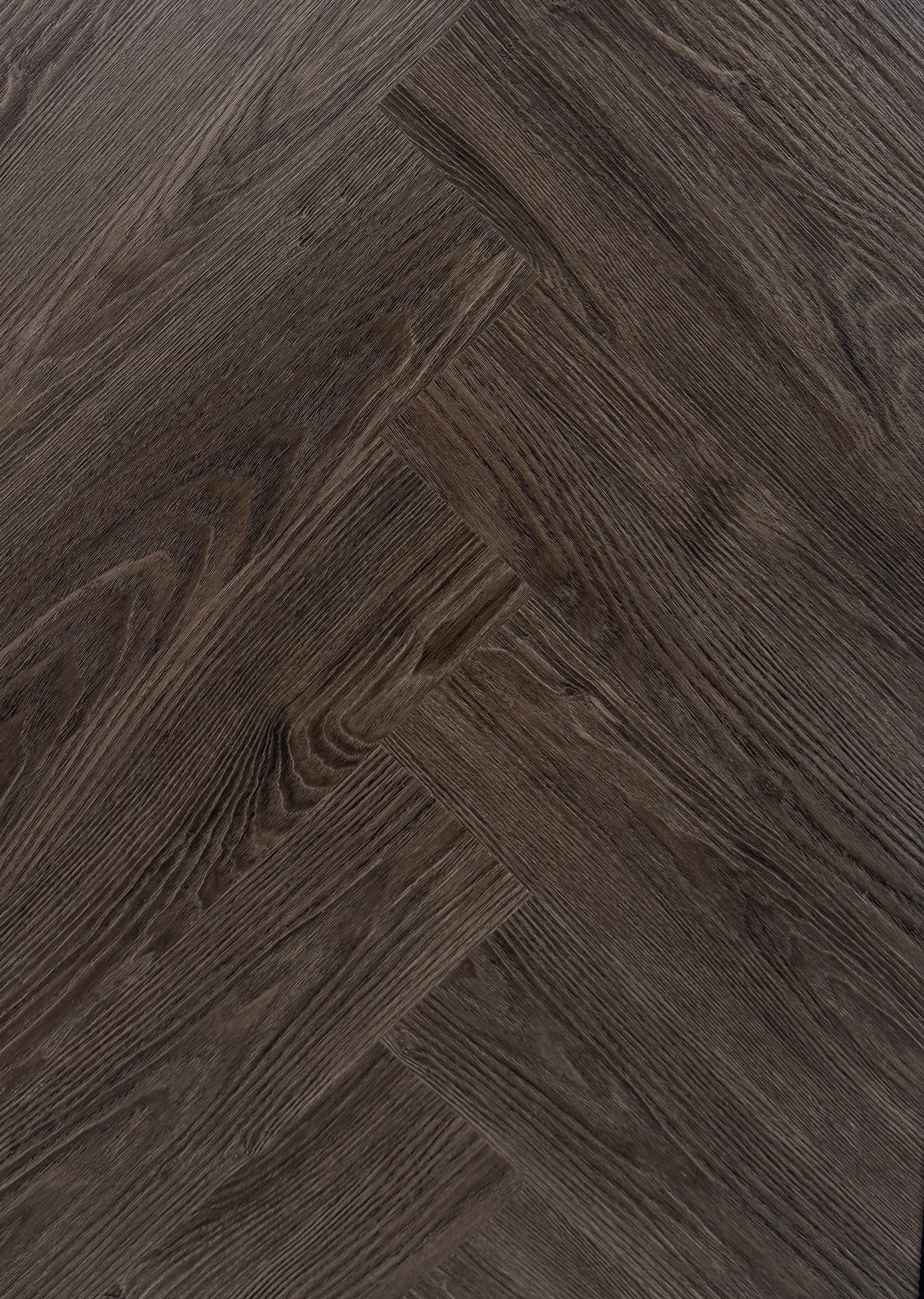 Dark Oak Hybrid Herringbone Flooring 7mm