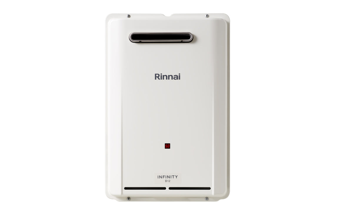 Rinnai Infinity B12 Gas Continuous Flow Hot Water (front)