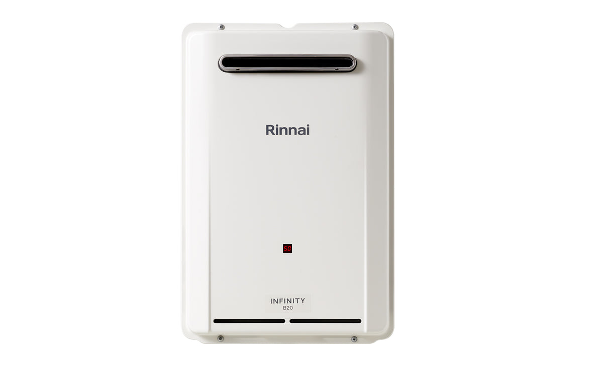 Rinnai Infinity B20 Gas Continuous Flow Hot Water (front)