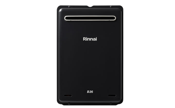 Rinnai B26 Black 26L Natural Gas Continuous Flow Hot Water System
