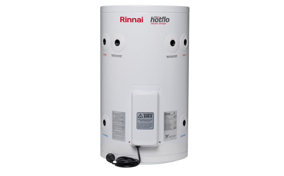 Rinnai Hotflo 50L Electric Hot Water Storage (cord + plug)