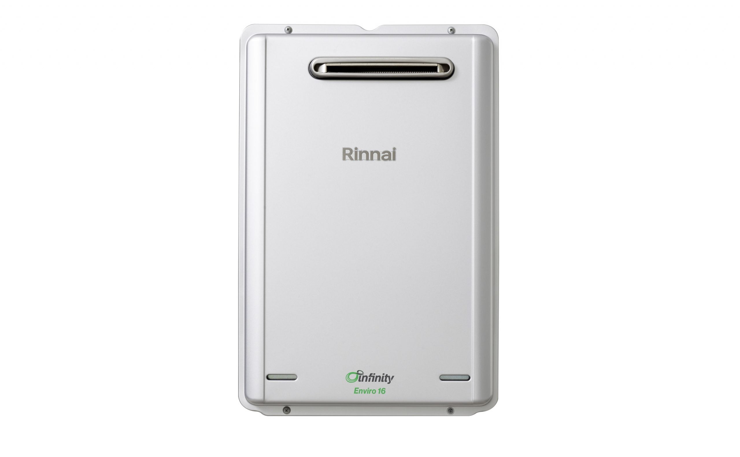Rinnai Infinity Enviro 16 natural gas continuous flow hot water system front view