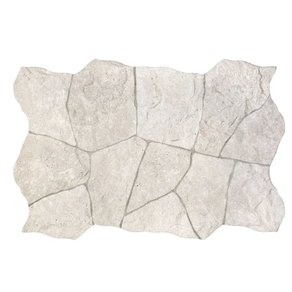 ROK Andes White structured porcelain tile