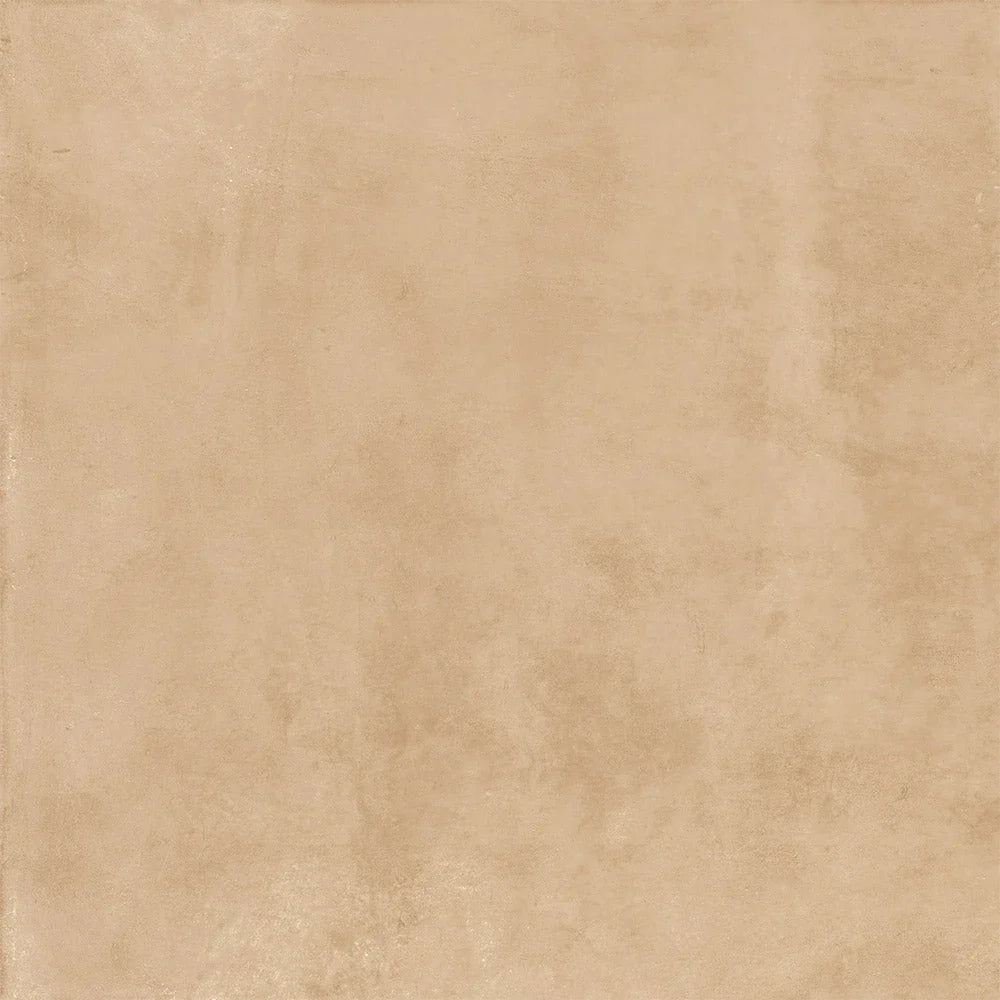 Terracotta Ochre porcelain tile close-up