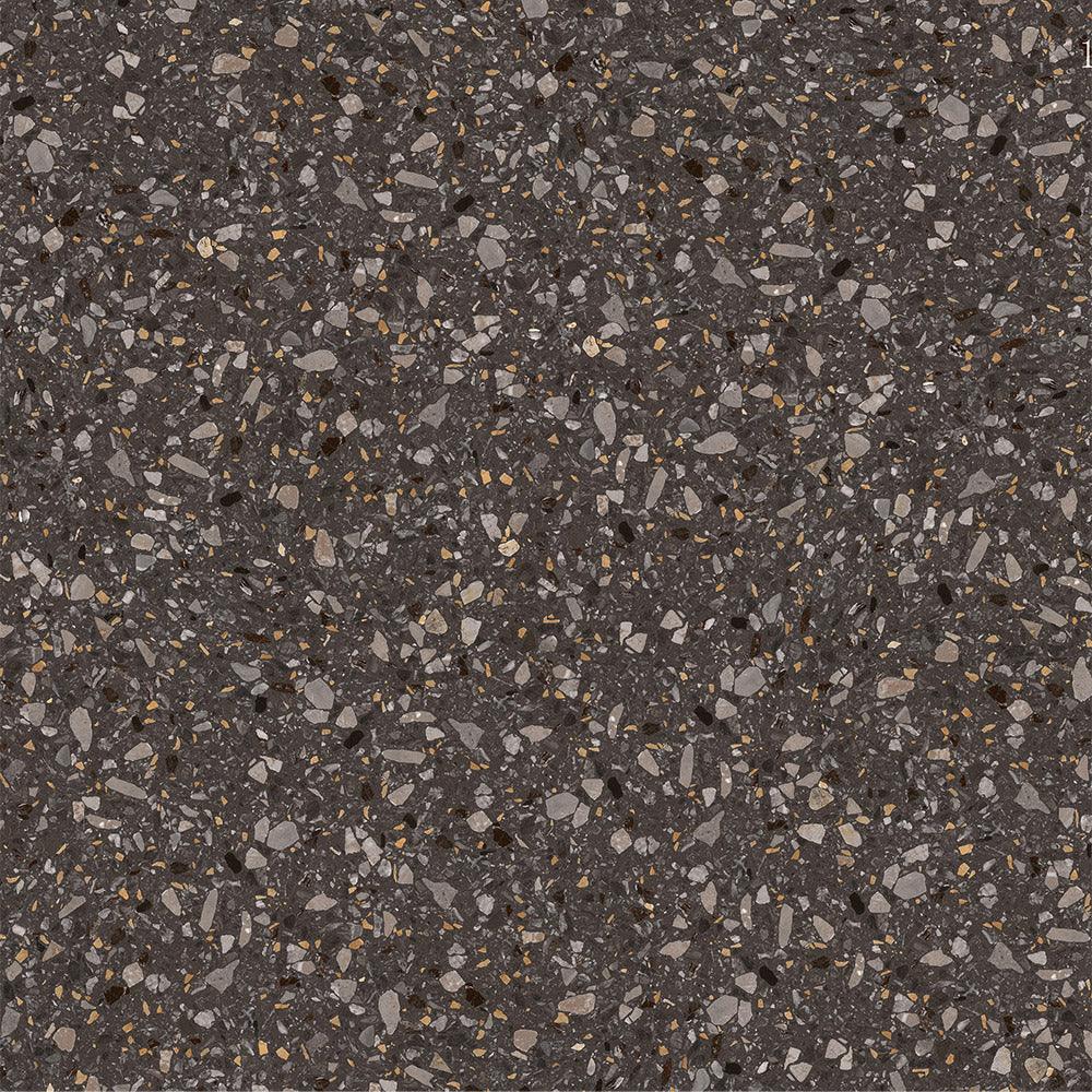 Terrazzo Stone Nero porcelain tile