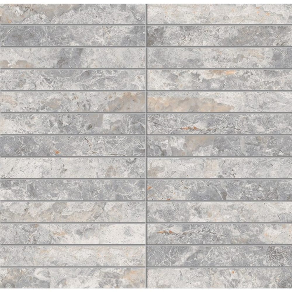 Tundra Grey Finger mosaic close-up