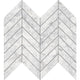 Tundra White Chevron Porcelain Tile