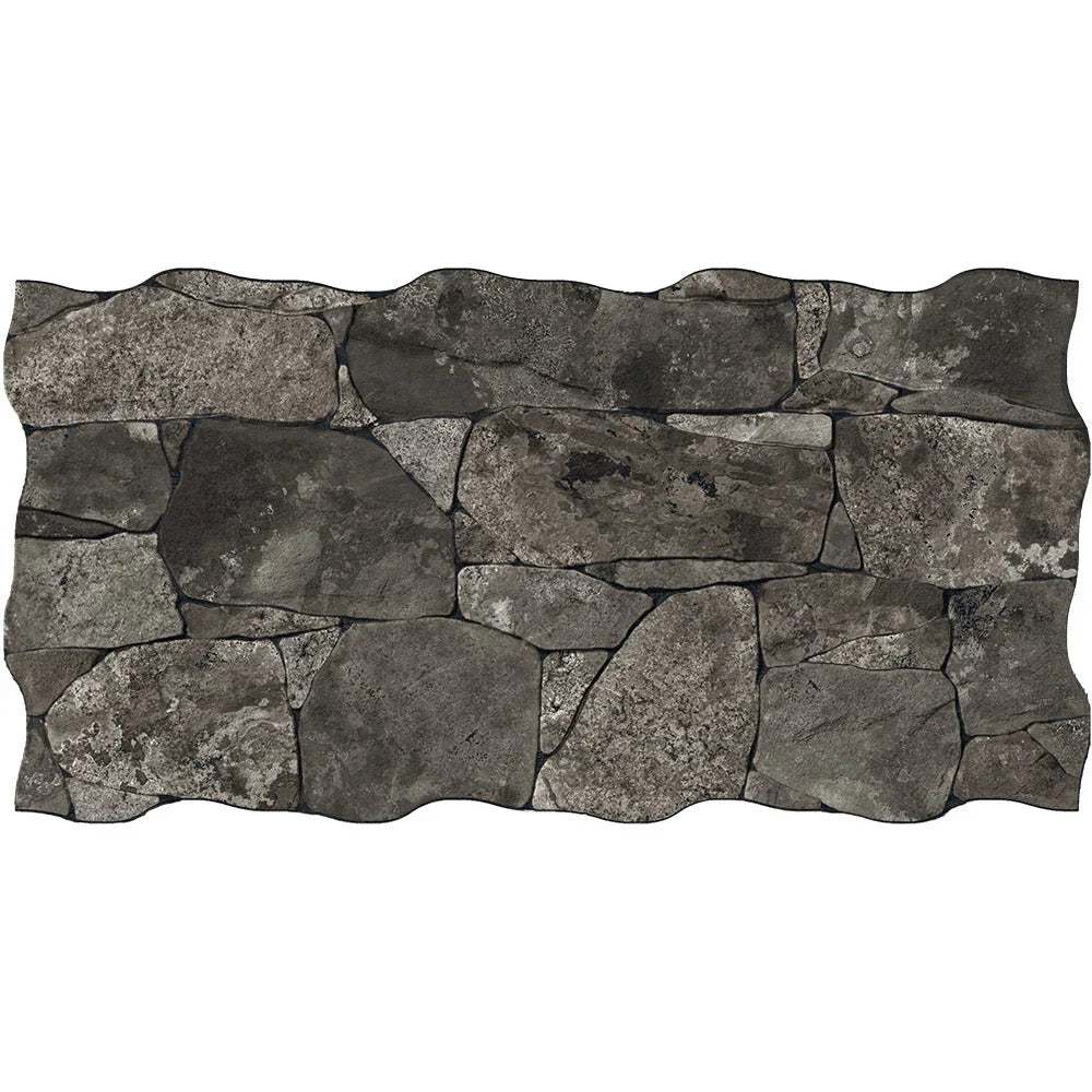Vulcano Dark dry stone look porcelain tile