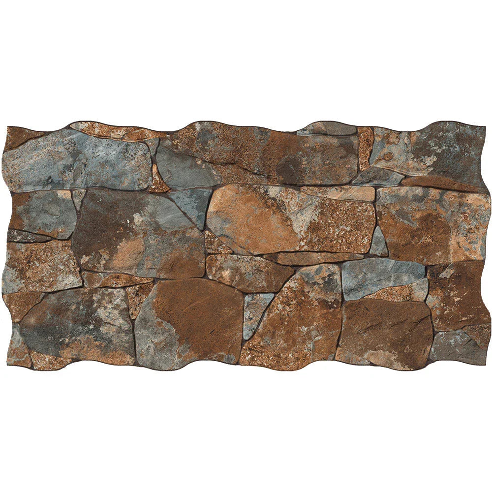 Vulcano Oxido dry stone look porcelain tile